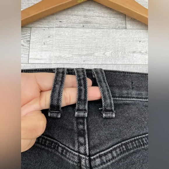 MCGUIRE Cropped Valletta w Asymmetrical Hem in Ace of Spades Sz 27 - Picture 10 of 16